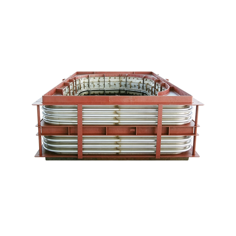 Rounded rectangular six-wave expansion joint
